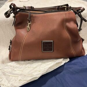 Dooney & Bourke Tan Leather Shoulder Bag